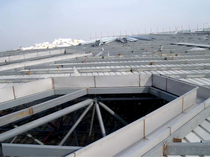 云南安吉县体育馆网架